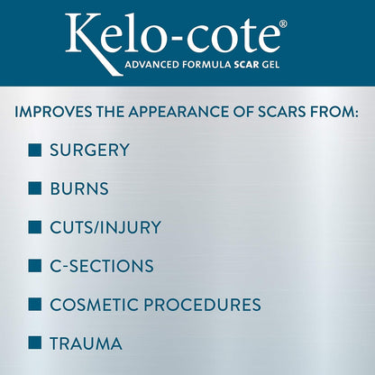 Kelo-cote Advanced Formula Scar Gel, 10 Gram, Size: 0.35 Ounce (Pack of 1)