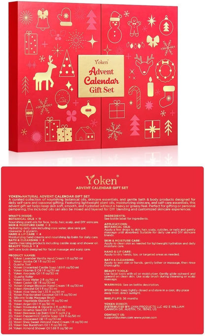 Advent Calendar 2026,24 Days Christmas Beauty Holiday Gift Skincare Set