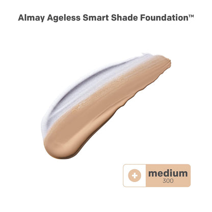 Almay Anti-Aging Foundation, Smart Shade Face Makeup with Hyaluronic Acid, Niacinamide, Vitamin C & E..