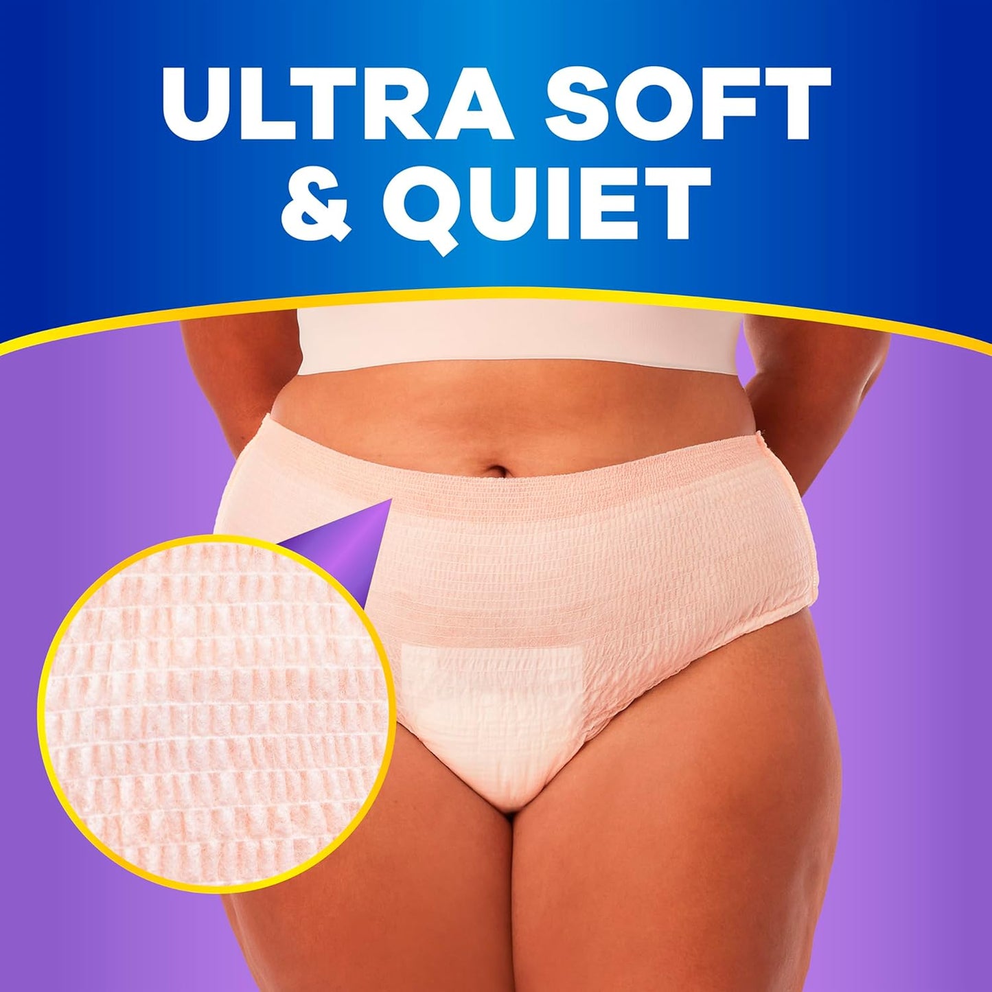 Always Discreet Essentials Adult Diapers for Women, Size S/M, 56 Count