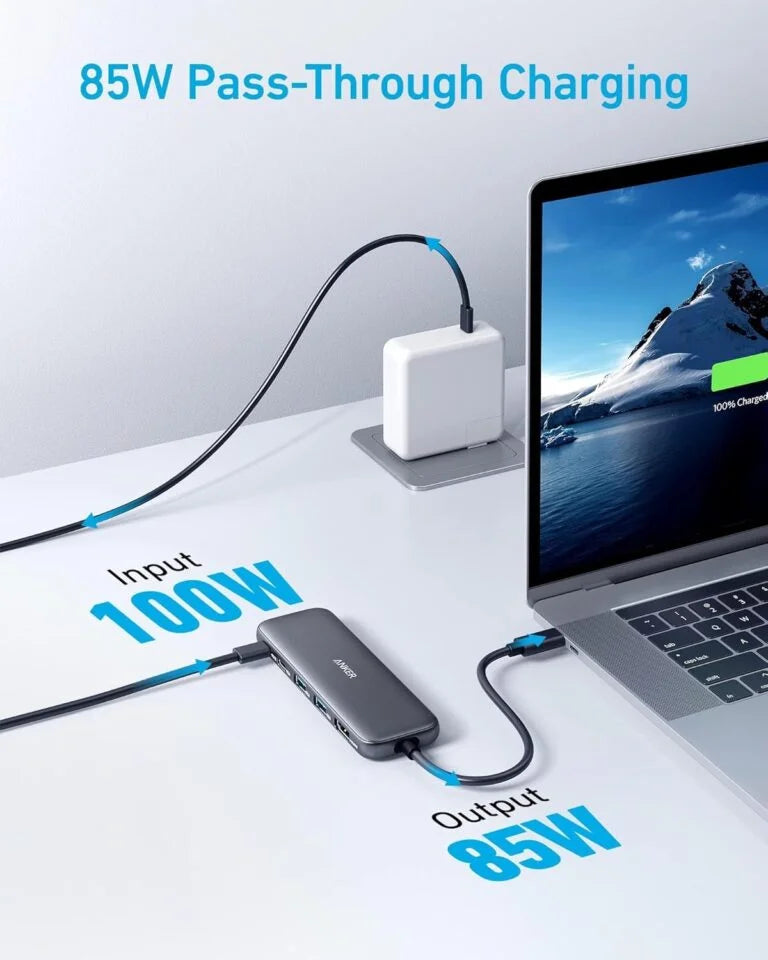 Hiearcool USB C Hub, USB C Multi-Port Adapter for MacBook Pro