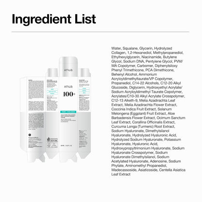 Anua PDRN Hyaluronic Acid 100 Moisturizing Cream, Lightweight, Non-Greasy Hydrating Face Moisturizer..