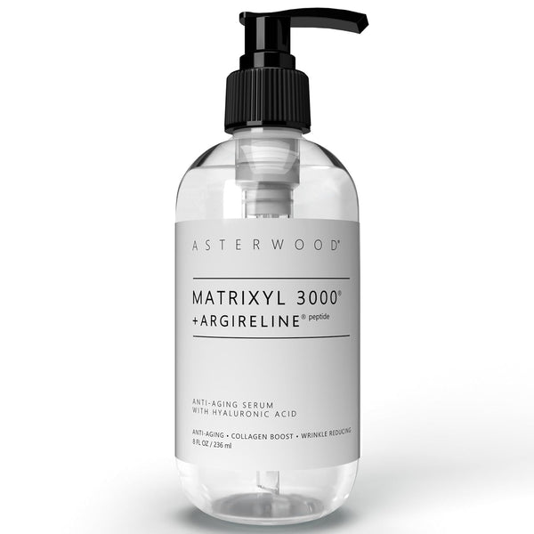 Asterwood Matrixyl 3000 + Argireline Serum for Face - Multi Peptide Serum with Hyaluronic Acid..