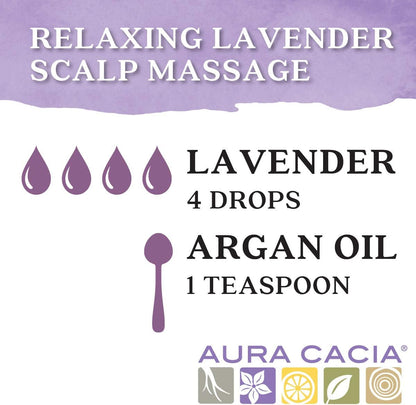 Aura Cacia 100% Pure Lavender Essential Oil, 0.5 fl. oz, Calm Relaxing Aroma, Therapeutic Grade, Ethically Sourced Lavender