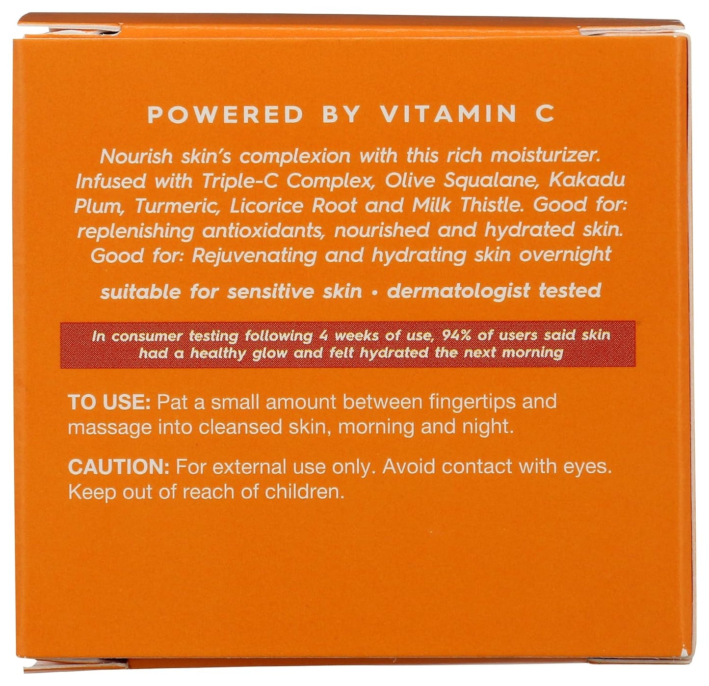 Avalon Organics Skin Moisturizer with Vitamin C, 1.7 Oz, Dermatologist Tested, Plant-Based Formula..