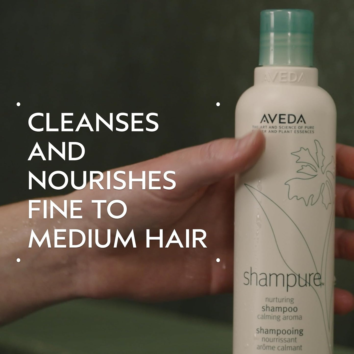 Aveda Shampure Nurturing Shampoo for Fine to Medium Hair | Gently Cleanses and Nourishes Hair | With Abyssinian Oil..