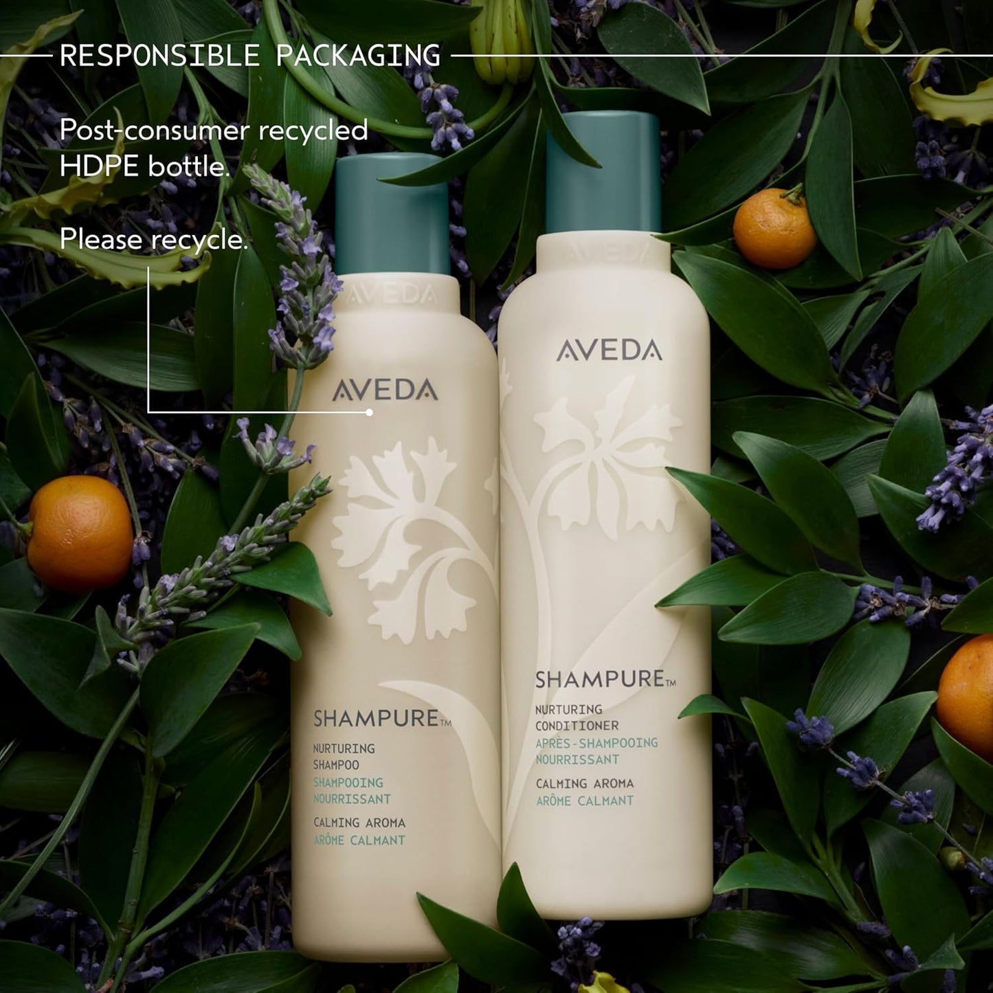 Aveda Shampure Nurturing Shampoo for Fine to Medium Hair | Gently Cleanses and Nourishes Hair | With Abyssinian Oil..
