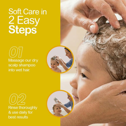 BELLA B Bee Gone Cradle Cap Baby Shampoo Treatment, 8 oz, Organic Natural Dry Scalp Shampoo..