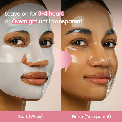 BIODANCE Bio-Collagen Real Deep Mask, Hydrating Overnight Hydrogel Face Mask | 1.19oz(34g) x 4ea  | 4 Count (Pack of 1)