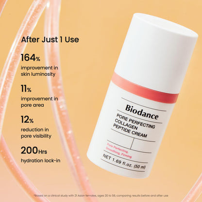 BIODANCE Pore Perfecting Collagen Peptide Cream, Hydrating, Plumping, Pore Care