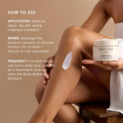 BODY FIRM Crepe Erase Body Repair Treatment, Anti-Aging Wrinkle Cream