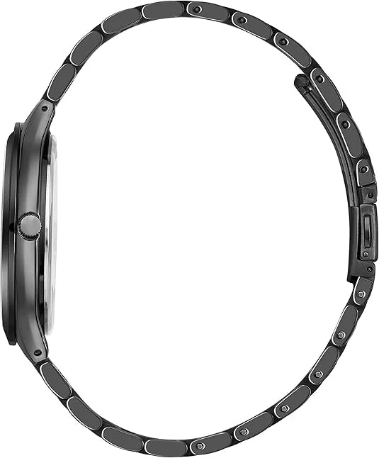 BUREI Men Watches Fashion Analog Stainless Steel Quartz Waterproof Watches