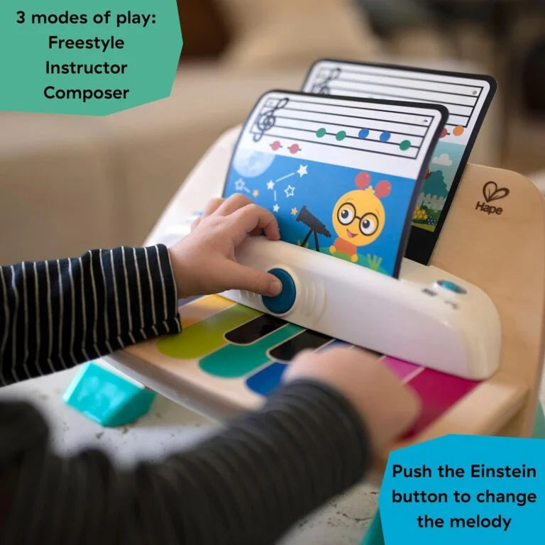 Baby Einstein and Hape Magic Touch Piano Wooden Musical Toddler Toy