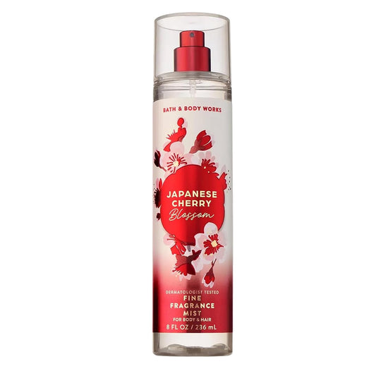 Bath & Body Works Japanese Cherry Blossom Fine Fragrance Mist, Body Spray & Perfume for Women..