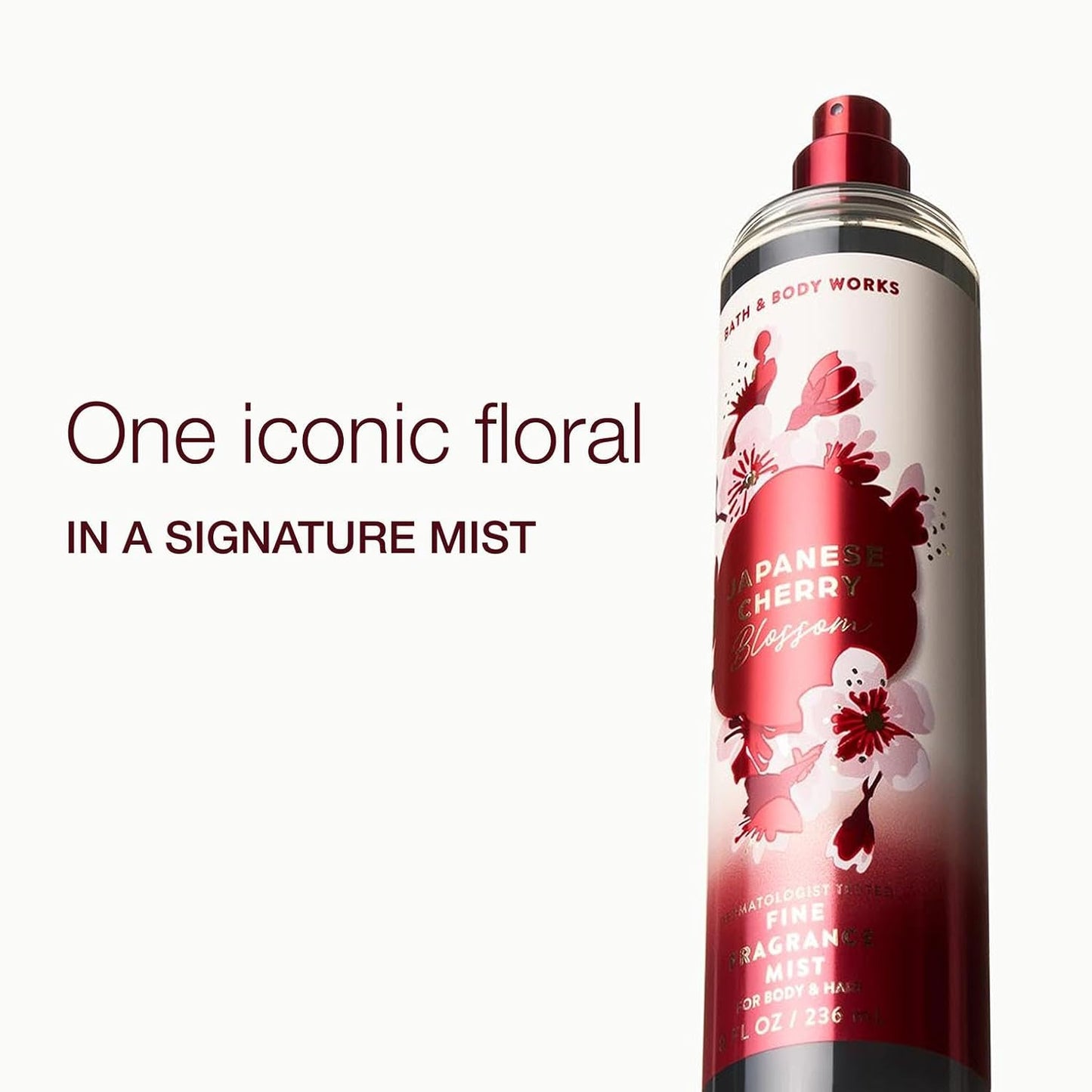 Bath & Body Works Japanese Cherry Blossom Fine Fragrance Mist, Body Spray & Perfume for Women..