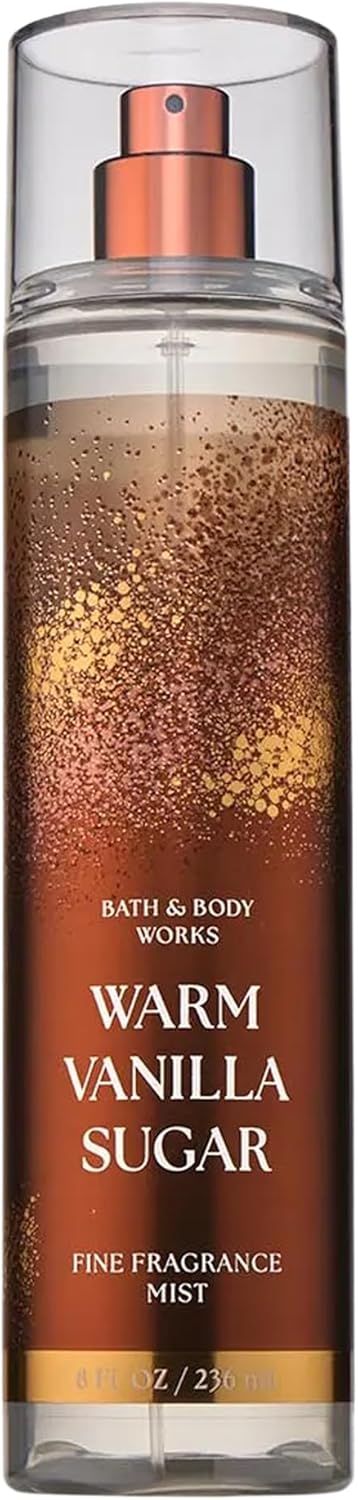 Bath & Body Works Warm Vanilla Sugar Fine Fragrance Mist, Body Spray & Perfume for Women, Long-Lasting Personal Fragrance..