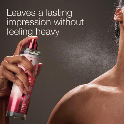 Bath & Body Works Japanese Cherry Blossom Fine Fragrance Mist, Body Spray & Perfume for Women..