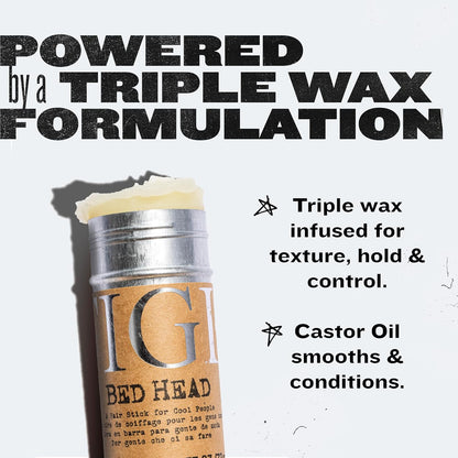 Bed Head by TIGI Hair Wax Stick – Professional Hair Styling Wax, 2.57 oz..