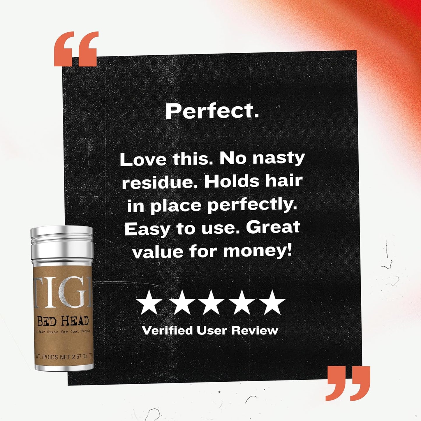 Bed Head by TIGI Hair Wax Stick – Professional Hair Styling Wax, 2.57 oz..