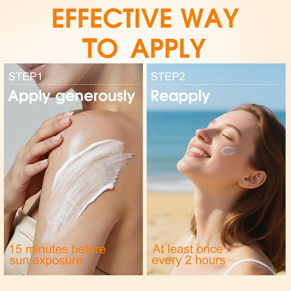Beef Tallow Sunscreen SPF 50: Mineral Non-Nano Zinc Oxide Sunblock, Non-Greasy &amp; Instant Protection for Face..
