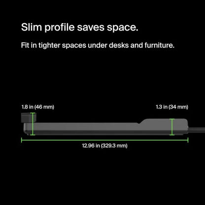 Belkin 12-Outlet Surge Protector Power Strip w/ 12 AC Outlets &amp; 8ft Flat Plug