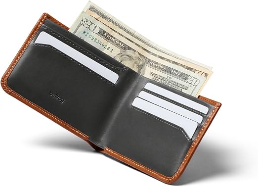 Bellroy Hide & Seek Wallet (Slim Leather Bifold Design, RFID Protected, Holds 5-12 Cards