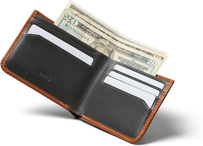 Bellroy Hide & Seek Wallet (Slim Leather Bifold Design, RFID Protected, Holds 5-12 Cards