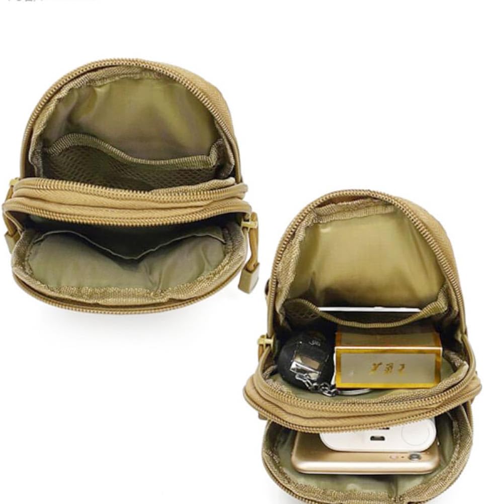 Belt Pouch, Tactical Molle Phone Pouch EDC Utility Pouches Waist Bag Packs..