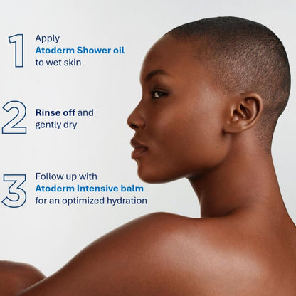 Bioderma Atoderm Shower Oil, Cleansing Oil For Face & Body, 33.8 Fl Oz (Pack of 1)