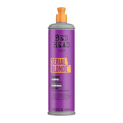 TIGI Bed Head Serial Blonde Restoring Shampoo, Hydrolyzed Keratin, 13.53 fl oz