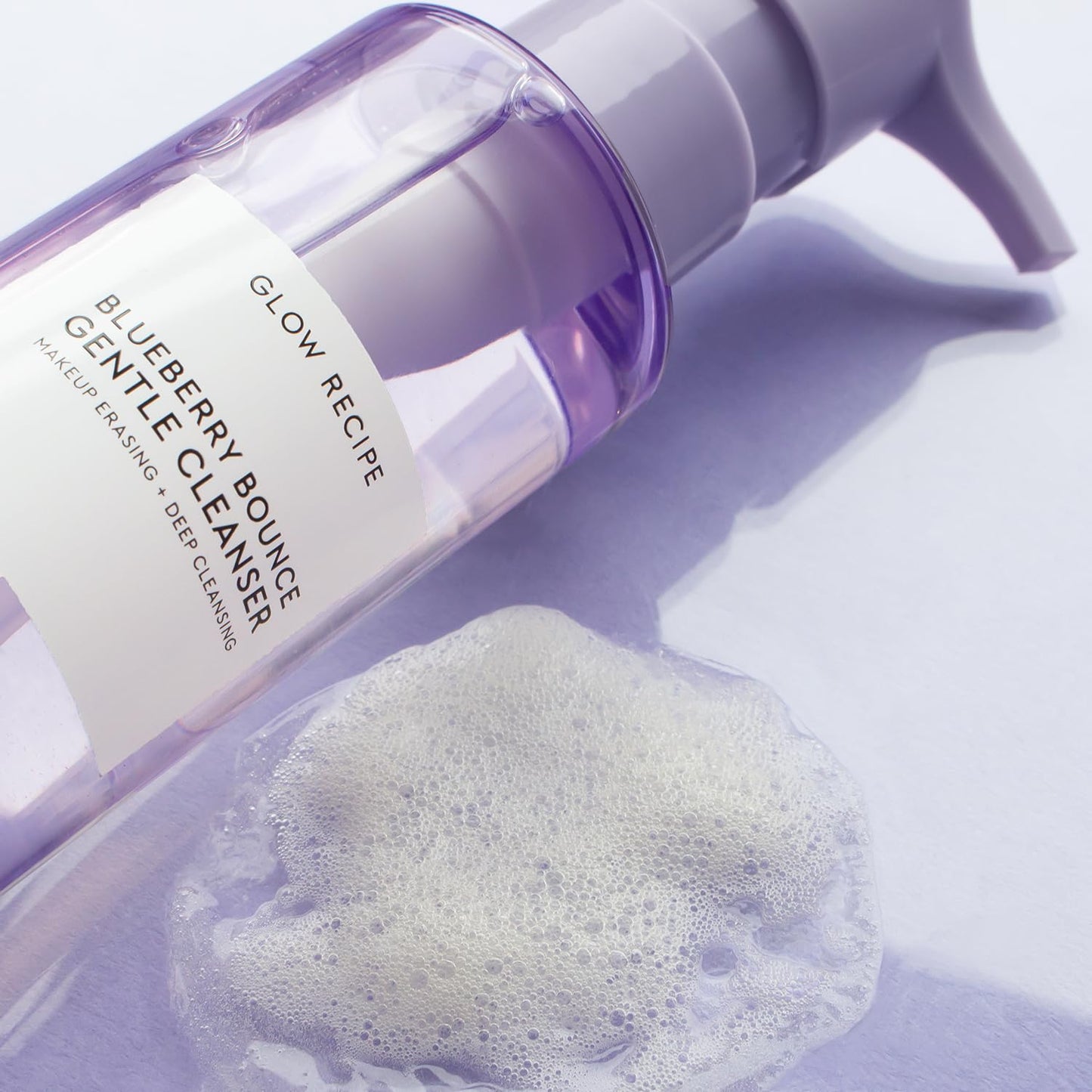 Glow Recipe Blueberry Bounce Exfoliating Face Wash - Foaming Facial Cleanser, Makeup Remover & Clarifying Mask..