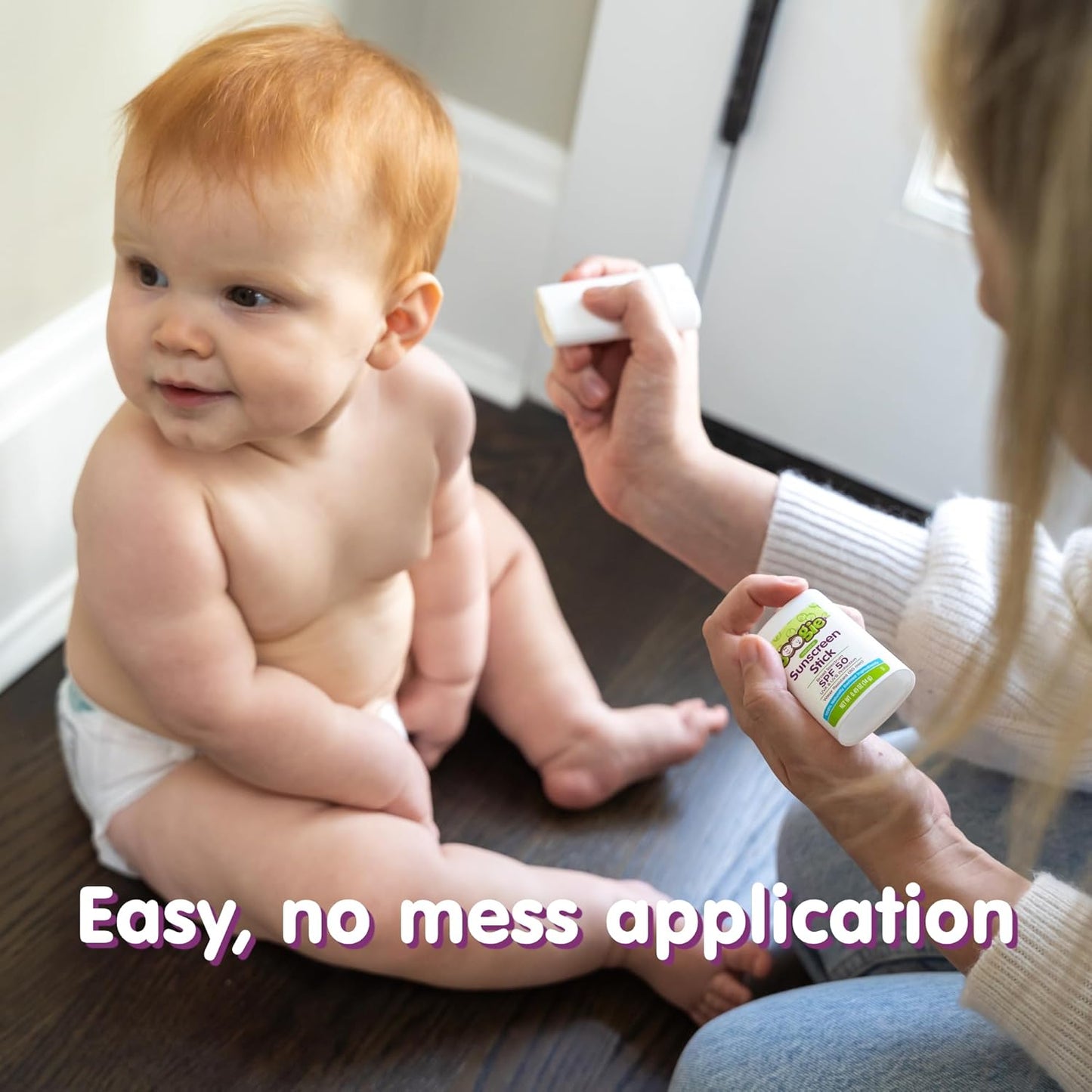 Boogie Mineral Sunscreen Stick SPF 50- 0.49 oz - Sunscreen for Kids - Broad Spectrum UVA & UVB Protection..
