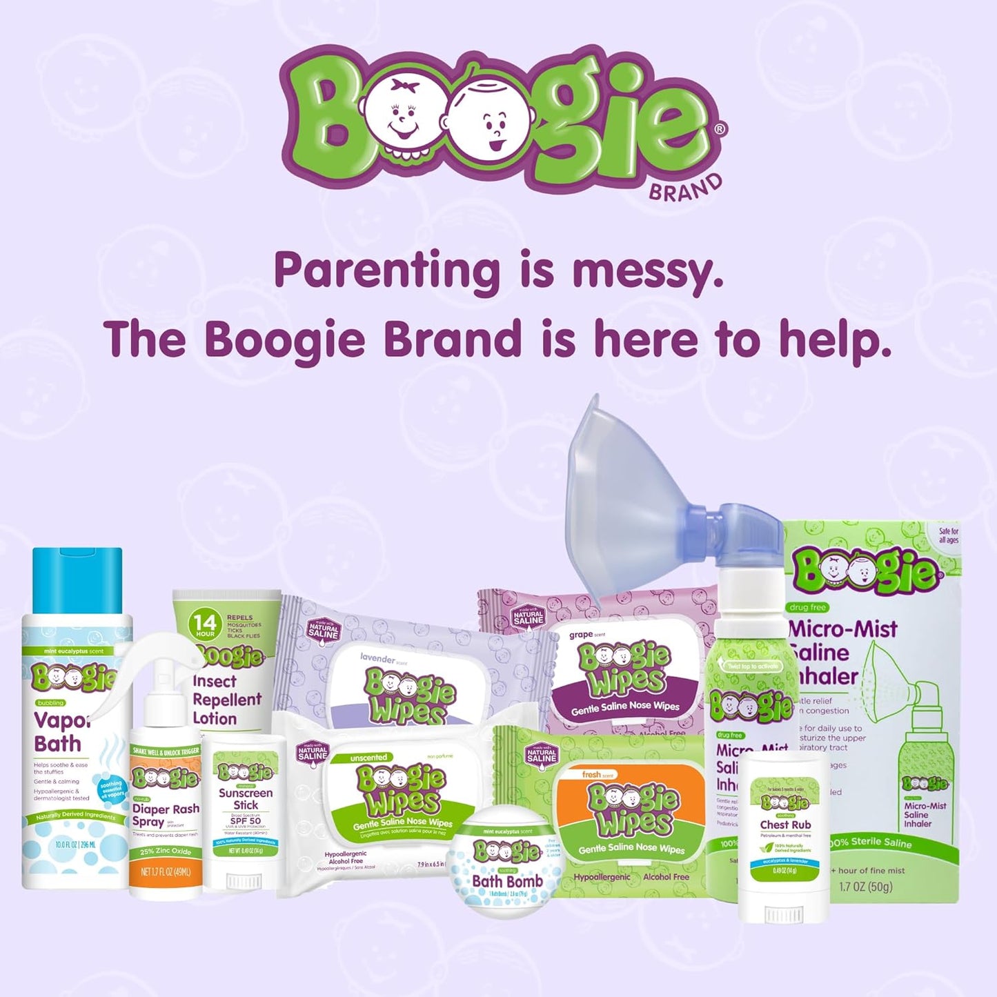 Boogie Mineral Sunscreen Stick SPF 50- 0.49 oz - Sunscreen for Kids - Broad Spectrum UVA & UVB Protection..