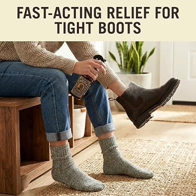 JobSite Boot Stretcher Spray - Shoe Stretch Spray & Leather Softener For Cowboy Boots & Fashion Shoes - 8.5 oz