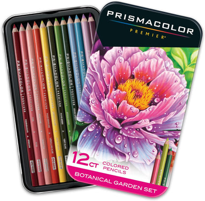 Prismacolor Premier Colored Pencils,Botanical Garden Set, 12 Count