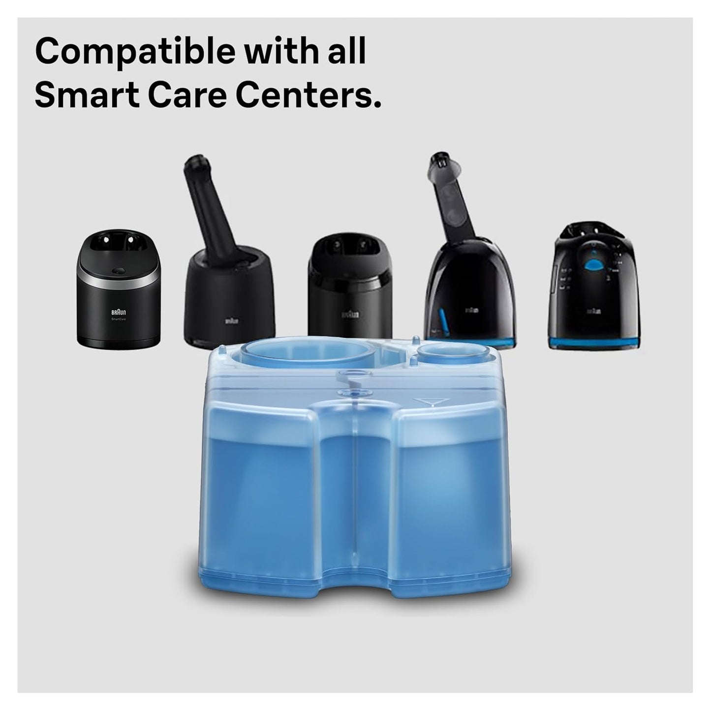 Braun Clean &amp; Renew Refill Cartridges CCR, Replacement Shaver Cleaner Solution..