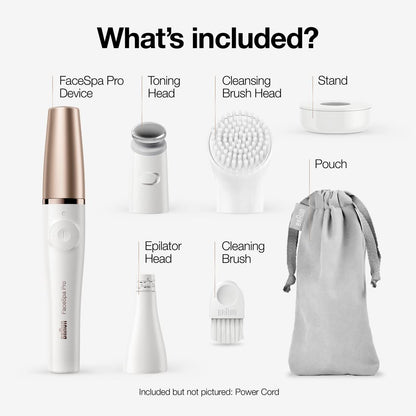 Braun Face Epilator Facespa Pro 911, Facial Hair Removal for Women, Hair Removal Device..