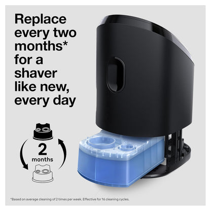 Braun Clean &amp; Renew Refill Cartridges CCR, Replacement Shaver Cleaner Solution..