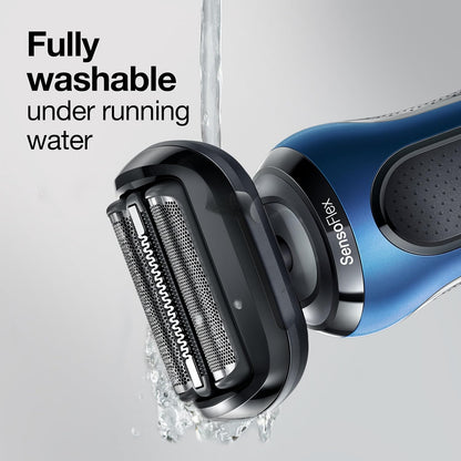 Braun Series 5 53B Electric Shaver Head, Black – Designed for Series 5 and Series 6 shavers (new generation)