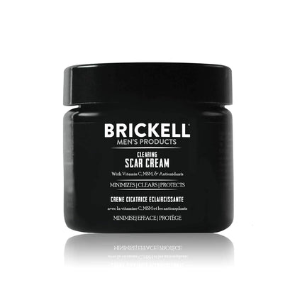 Brickell Men's Clearing Scar Cream for Men, Scar Clearing Cream to Reduce the Appearance of Scars and Even Skin Pigmentation..