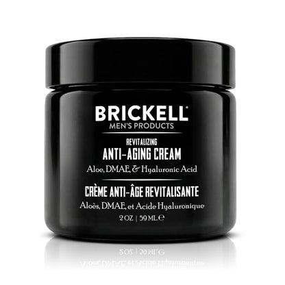 Brickell Men's Revitalizing Anti-Aging Cream For Men, Anti Wrinkle Night Face Cream