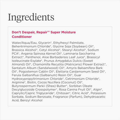 Briogeo Don't Despair, Repair! Super Moisture Conditioner, for Dry, Damaged Hair, Hair Moisturizer featuring Argan Oil, Vegan, Cruelty-Free..