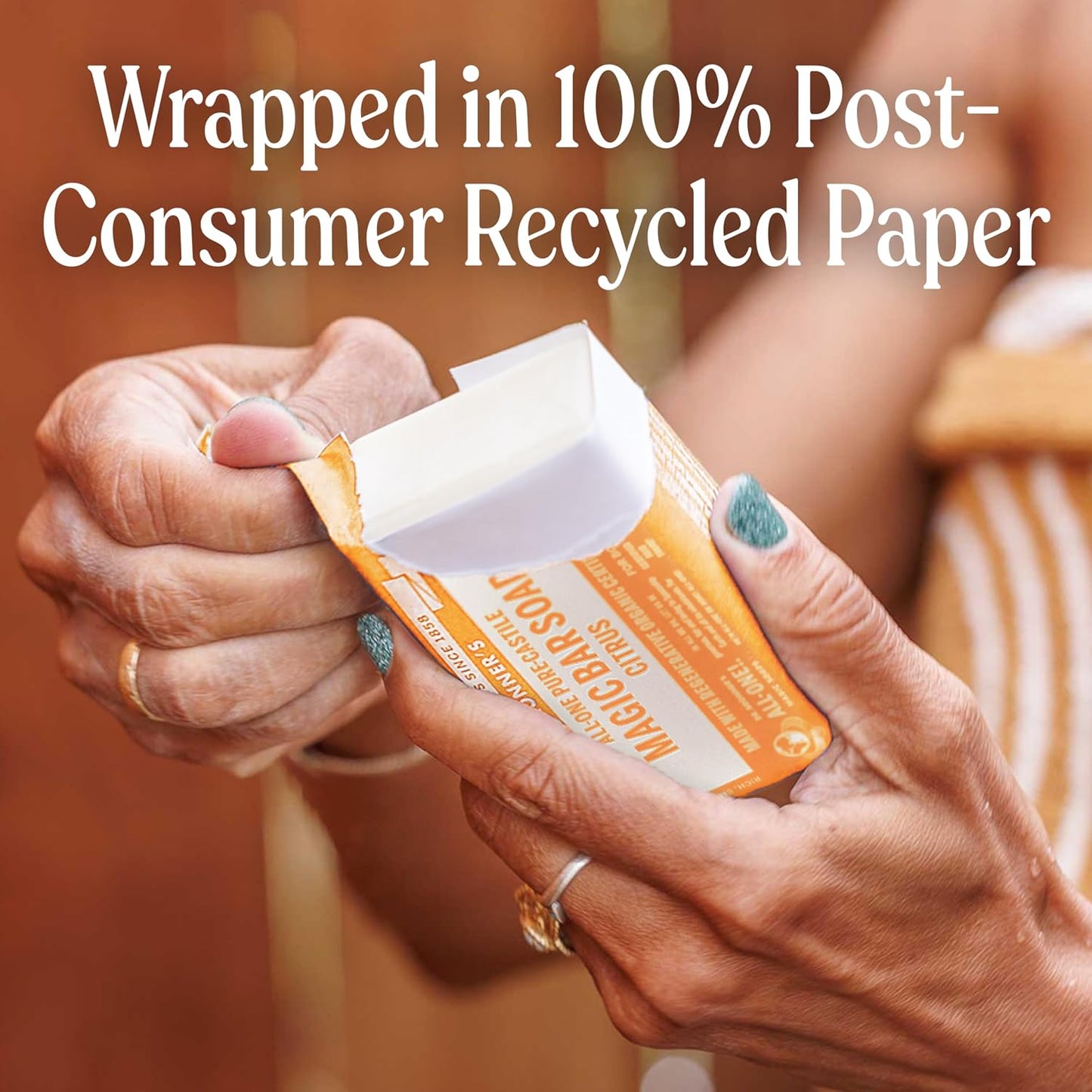 Dr. Bronner's Pure-Castile Magic Bar Soaps - Made with Regenerative Organic Certified Oils - For Face, Body, Hair..