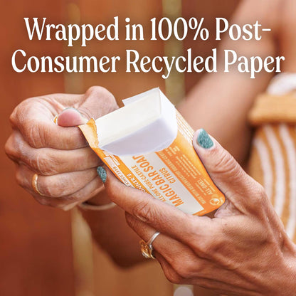 Dr. Bronner's Pure-Castile Magic Bar Soaps - Made with Regenerative Organic Certified Oils - For Face, Body, Hair..