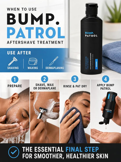 Bump Patrol Original Formula Aftershave Treatment Serum – Razor Bump Stopper and Ingrown Hair Treatment for Men and Women..