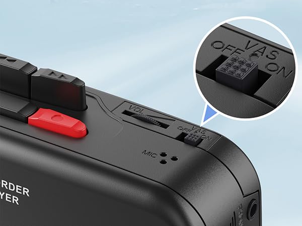 ByronStatics Portable Cassette Players Recorders FM
