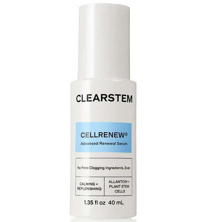 CLEARSTEM - CELLRENEW - Collagen Stem Cell Serum - Acne + Youthful Skin Face Serum - 1.35 Fl Oz / 40 mL