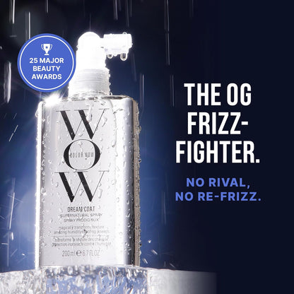 COLOR WOW Dream Coat Supernatural Spray, Anti-Humidity Frizz Control and Heat Protectant for Glassy..