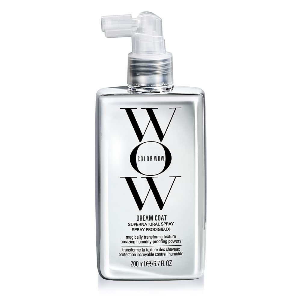 COLOR WOW Dream Coat Supernatural Spray, Anti-Humidity Frizz Control and Heat Protectant for Glassy..