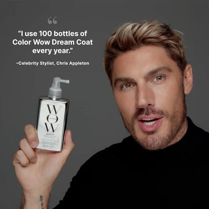 COLOR WOW Dream Coat Supernatural Spray, Anti-Humidity Frizz Control and Heat Protectant for Glassy..